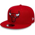 kepsar-platt-rod-snapback-9fifty-fran-chicago-bulls-nba-av-new-era