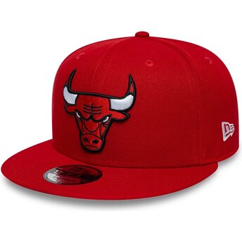 Kepsar platt röd snapback 9FIFTY från Chicago Bulls NBA...