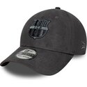 kepsar-bojd-gra-justerad-39thirty-faux-suede-fran-fc-barcelona-laliga-av-new-era