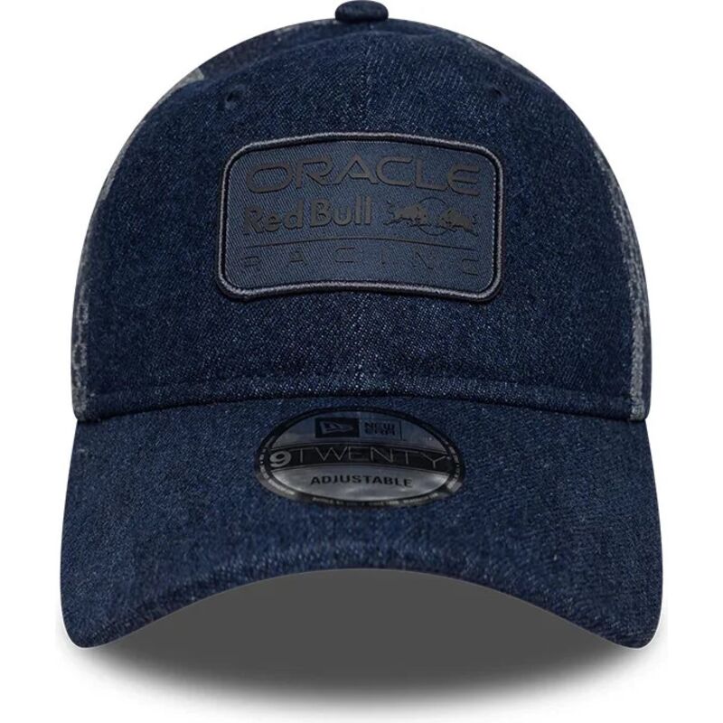 kepsar-bojd-marinbla-justerbart-band-9twenty-patterned-denim-fran-red-bull-racing-formula-1-av-new-era