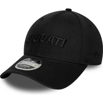 Kepsar böjd svart snapback 9FORTY M-Crown Wordmark från Ducati Motor MotoGP av New Era