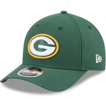 Kepsar böjd grön snapback 9FORTY M-Crown Team från Green Bay Packers NFL av New Era