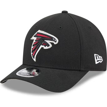 Kepsar böjd svart snapback 9FORTY M-Crown Team från Atlanta Falcons NFL av New Era