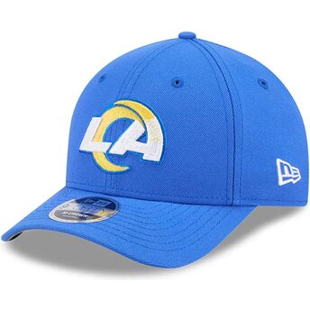 Kepsar böjd blå snapback 9FORTY M-Crown Team från Los Angeles Rams NFL av New Era