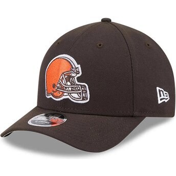 Kepsar böjd brun snapback 9FORTY M-Crown Team från Cleveland Browns NFL av New Era