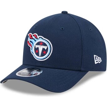 Kepsar böjd marinblå snapback 9FORTY M-Crown Team från Tennessee Titans NFL av New Era