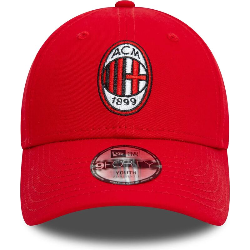 kepsar-bojd-rod-justerbart-band-for-barn-9forty-core-fran-ac-milan-serie-a-av-new-era