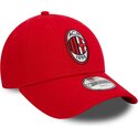 kepsar-bojd-rod-justerbart-band-for-barn-9forty-core-fran-ac-milan-serie-a-av-new-era