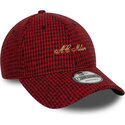 kepsar-bojd-rod-justerbart-band-9forty-houndstooth-fran-ac-milan-serie-a-av-new-era