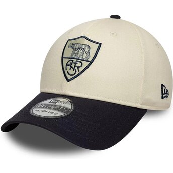 Kepsar böjd beige justerad 39THIRTY Seasonal från Associazione Sportiva Roma Serie A av New Era