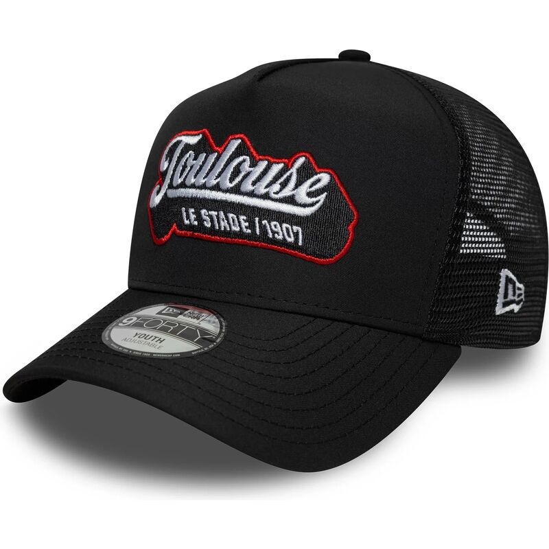 kepsar-bojd-svart-snapback-for-barn-e-frame-patch-fran-stade-toulousain-av-new-era
