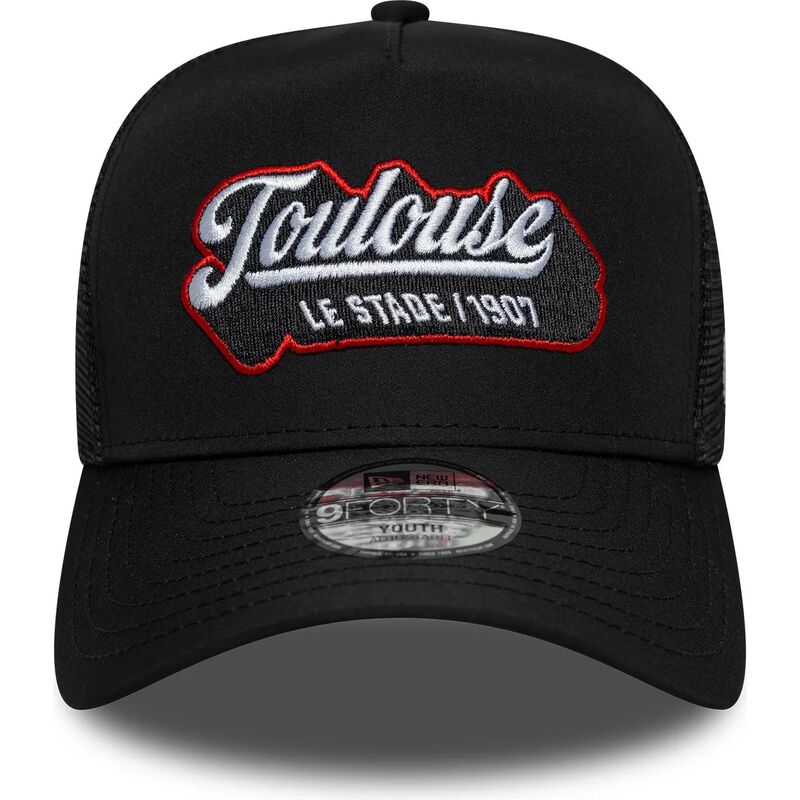 kepsar-bojd-svart-snapback-for-barn-e-frame-patch-fran-stade-toulousain-av-new-era