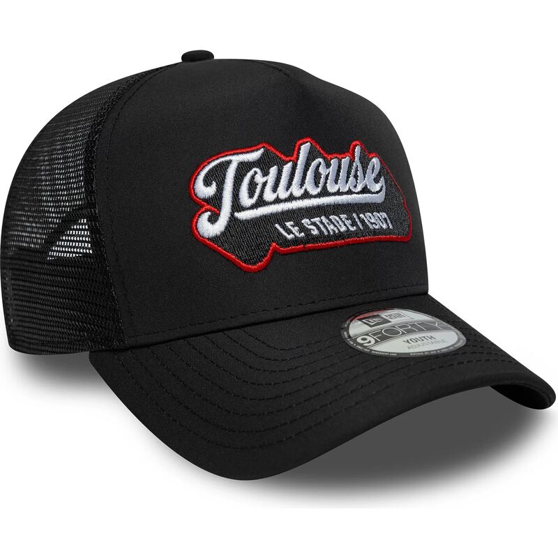 kepsar-bojd-svart-snapback-for-barn-e-frame-patch-fran-stade-toulousain-av-new-era