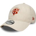 kepsar-bojd-beige-justerbart-band-9twenty-faux-suede-fran-stade-toulousain-top-14-av-new-era