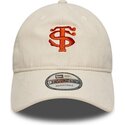 kepsar-bojd-beige-justerbart-band-9twenty-faux-suede-fran-stade-toulousain-top-14-av-new-era
