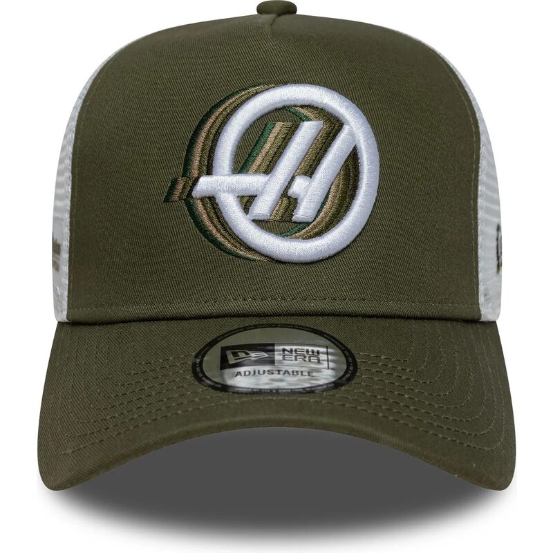 kepsar-bojd-gron-snapback-a-frame-seasonal-fran-haas-f1-team-formula-1-av-new-era