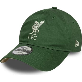 Kepsar böjd grön justerbart band 9TWENTY Seasonal från Liverpool Football Club Premier League av New Era