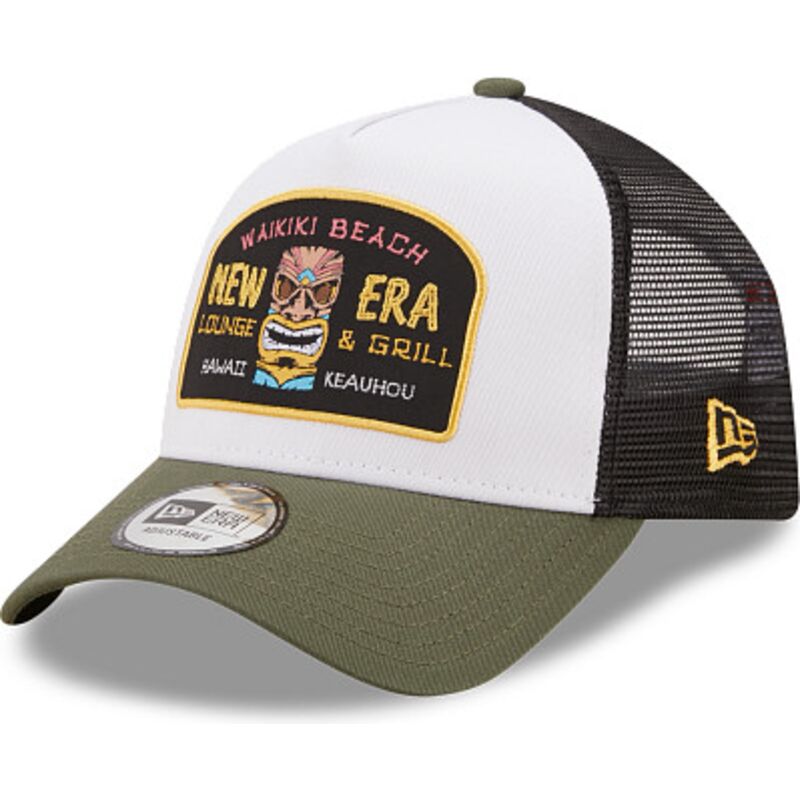 kepsar-bojd-gron-snapback-a-frame-location-icon-fran-hawaii-av-new-era