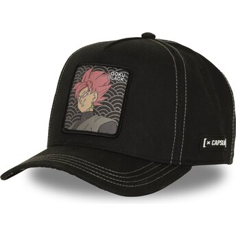 Kepsar böjd svart snapback DBS9 BLA Goku Black Dragon Ball av Capslab