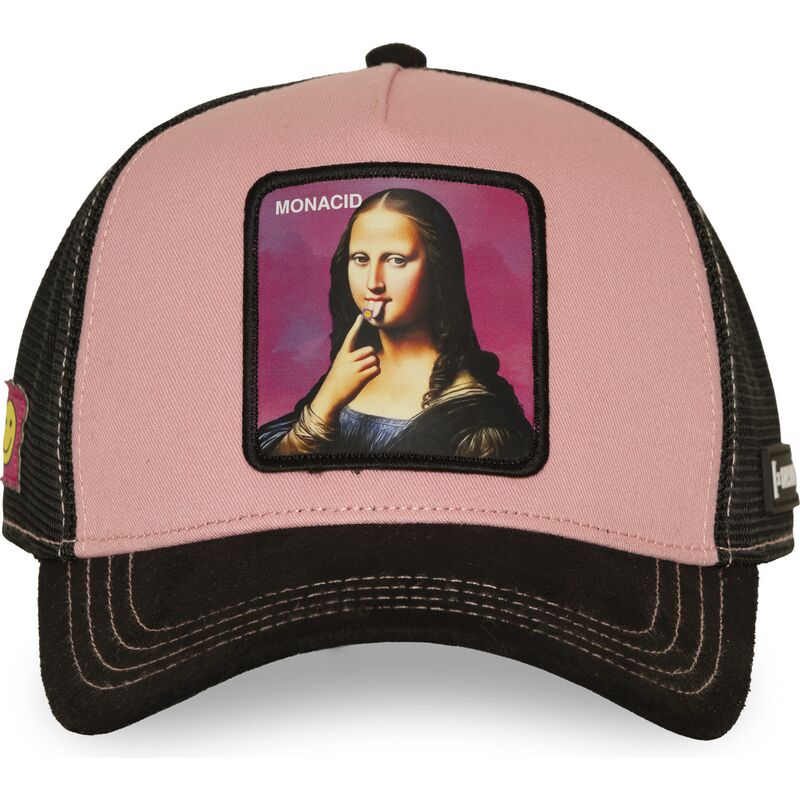 kepsar-bojd-rosa-snapback-acid-art1-monacid-mona-lisa-famous-av-capslab