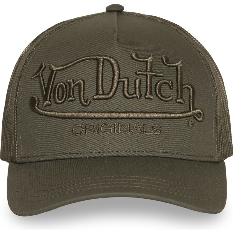 keps-trucker-gron-emb04-fran-von-dutch