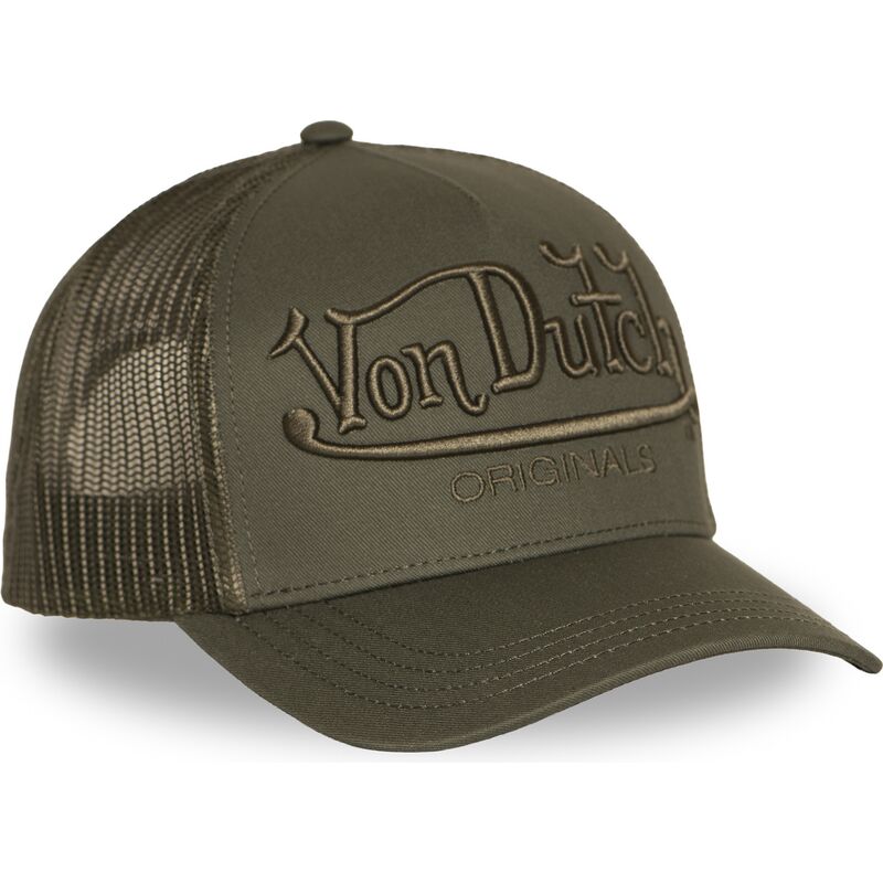 keps-trucker-gron-emb04-fran-von-dutch
