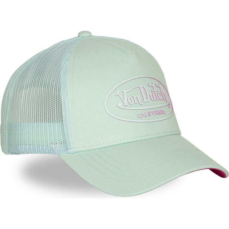 truckerkeps-gron-och-rosa-log21-fran-von-dutch
