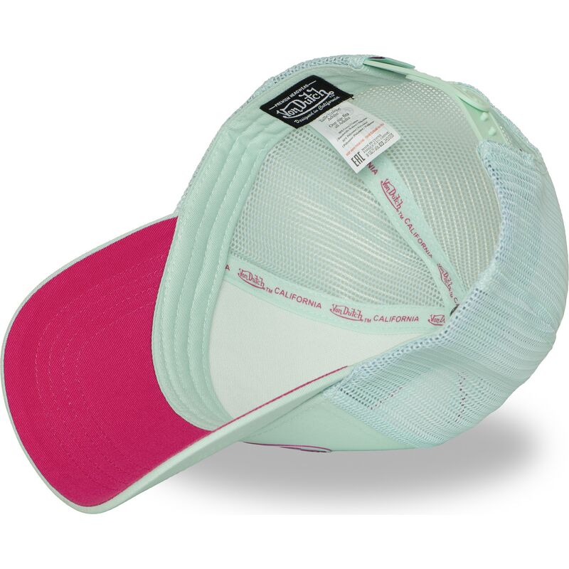 truckerkeps-gron-och-rosa-log21-fran-von-dutch