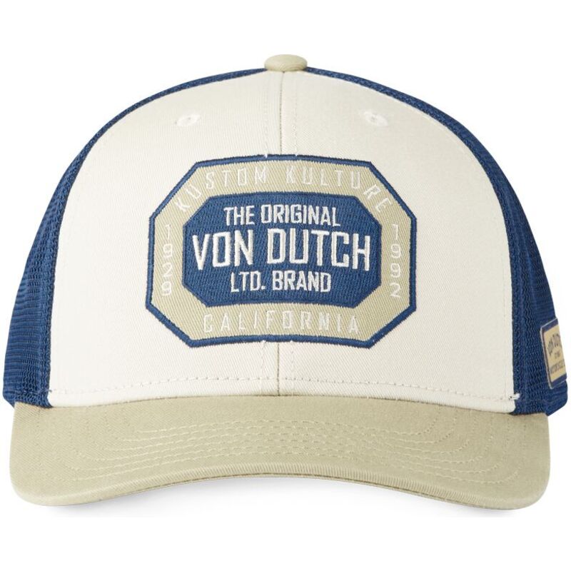 truckerkeps-beige-och-bla-sem10-fran-von-dutch