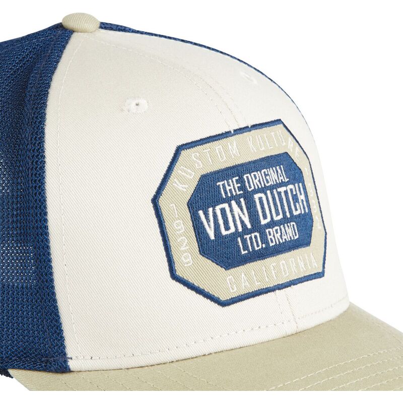 truckerkeps-beige-och-bla-sem10-fran-von-dutch