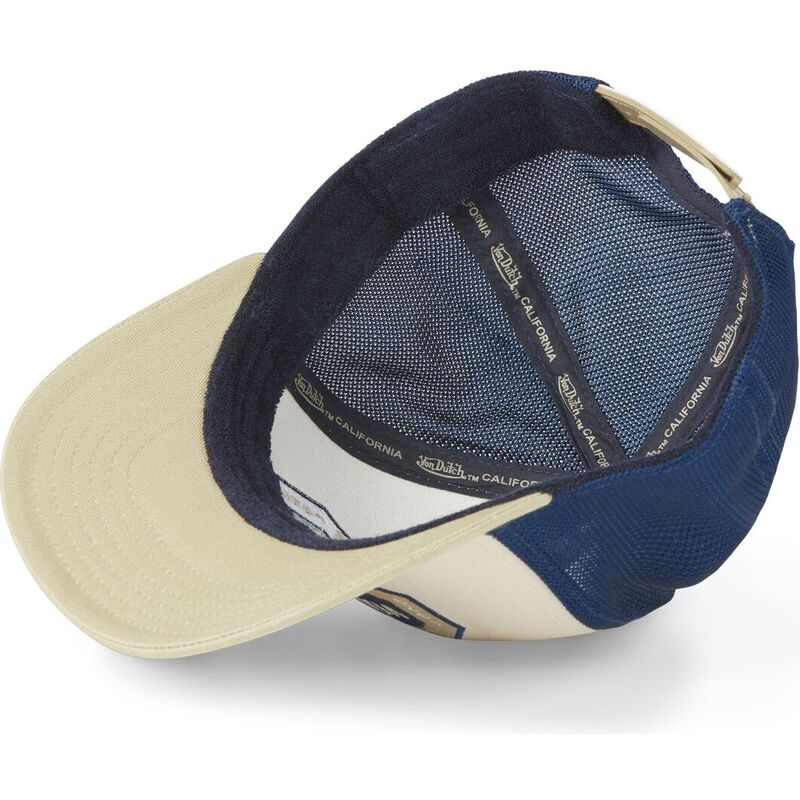 truckerkeps-beige-och-bla-sem10-fran-von-dutch