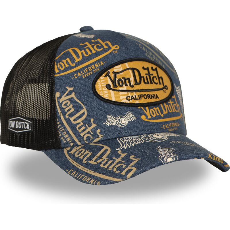 truckerkeps-marinbla-cafe08-fran-von-dutch truckerkeps-marinbla-cafe08-fran-von-dutch