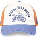 truckerkeps-orange-och-bla-crew34-fran-von-dutch