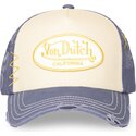 truckerkeps-beige-och-lila-used-13-fran-von-dutch