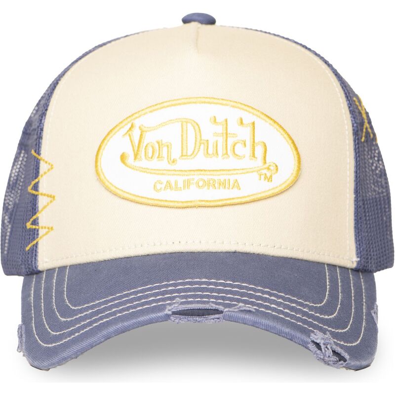 truckerkeps-beige-och-lila-used-13-fran-von-dutch