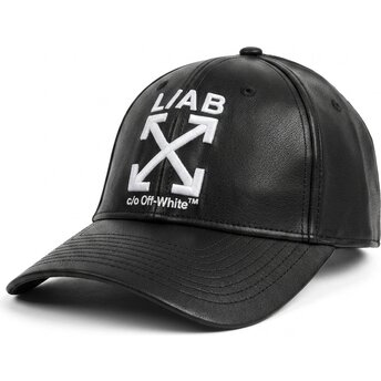 Kepsar böjd svart justerbart band Clamp Arrows PU Leather av L/AB c/o Off-White™