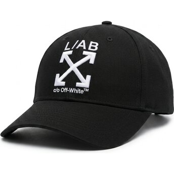 Kepsar böjd svart justerbart band Clamp Arrows Twill av L/AB c/o Off-White™