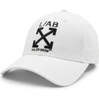 Kepsar böjd vit justerbart band Clamp Arrows Twill av L/AB c/o Off-White™