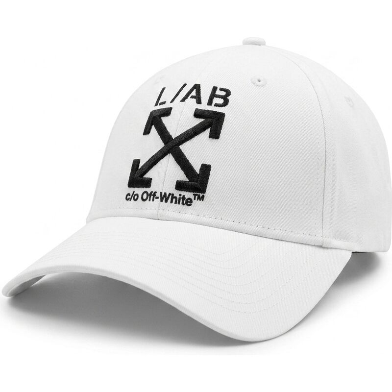 kepsar-bojd-vit-justerbart-band-clamp-arrows-twill-av-l-ab-c-o-off-white