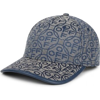 Kepsar böjd marinblå justerbart band Off Jacquard Canvas av L/AB c/o Off-White™