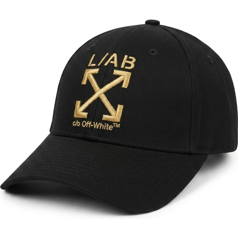 kepsar-bojd-svart-justerbart-band-dorado-clamp-arrows-twill-av-l-ab-c-o-off-white