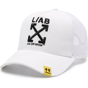 Kepsar böjd vit snapback Clamp Arrows av L/AB c/o Off-White™