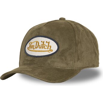 Kepsar böjd grön snapback FUR FK av Von Dutch