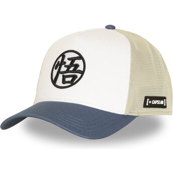 Kepsar böjd beige snapback DBS9 BICO Son Goku Dragon Ball av Capslab
