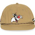 kepsar-platt-beige-snapback-loo13-goob-sylvester-looney-tunes-av-capslab
