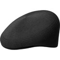 svart-basker-med-guldlogotyp-tropic-504-ventair-black-gold-fran-kangol