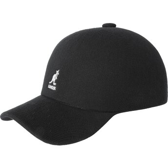 Kepsar böjd svart justerbart band Bamboo Adj Spacecap av Kangol
