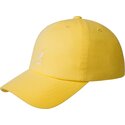 gul-bojd-justerbar-keps-washed-baseball-lemon-sorbet-fran-kangol