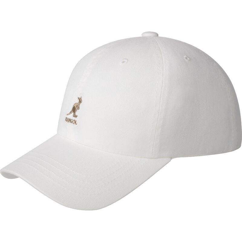 vit-justerbar-bojd-keps-washed-baseball-white-fran-kangol vit-justerbar-bojd-keps-washed-baseball-white-fran-kangol