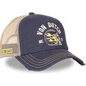 truckerkeps-marinbla-och-beige-crew30-fran-von-dutch